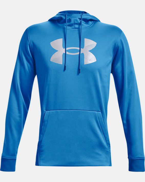 Men's Armour Fleece® Big Logo Hoodie, Blue, pdpMainDesktop image number 4